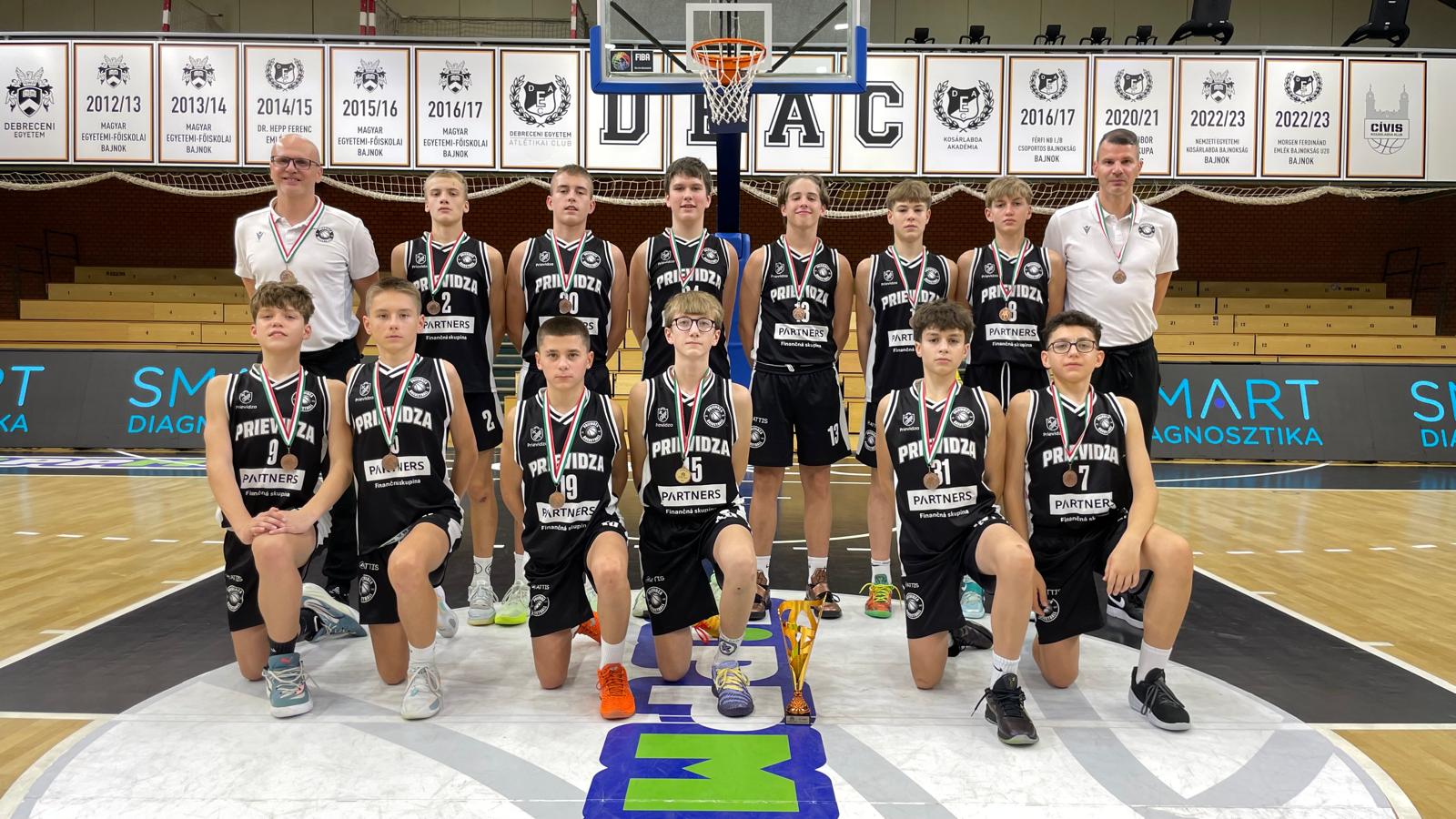 Vytúžená odplata: Basketbalisti BC Prievidza Academy pokorili slávny Partizan Belehrad! (foto)