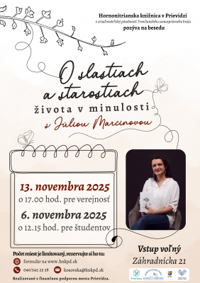 O slastiach a starostiach života v minulosti