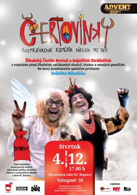 ČERTOVINKY – rozprávkové predstavenie s príchodom sv. Mikuláša