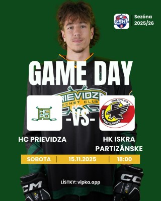 HC PRIEVIDZA VS HK ISKRA PARTIZÁNSKE