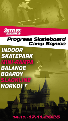 Progress Skateboard Camp Bojnice 2025