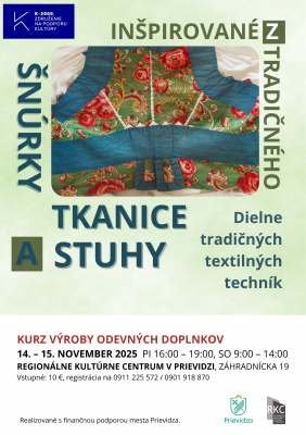 Inšpirované z tradičného - Šnúrky, tkanice a stuhy