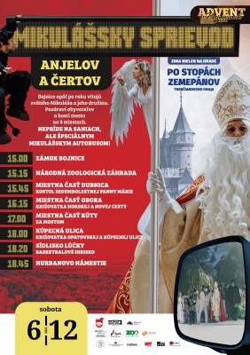 Mikulášsky sprievod anjelov a čertov BOJNICE 2025