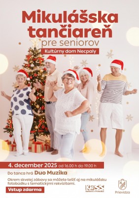 MIKULÁŠSKA TANČIAREŇ PRE SENIOROV