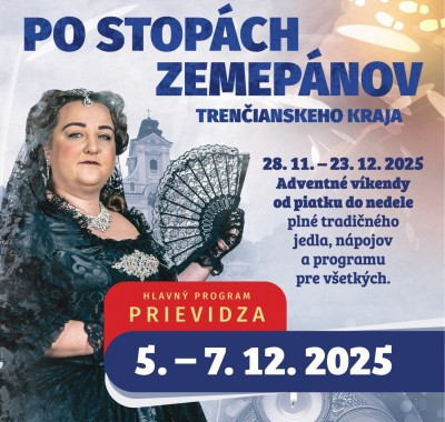 Adventom 2025 v Prievidzi bude návštevníkov sprevádzať Mária Terézia