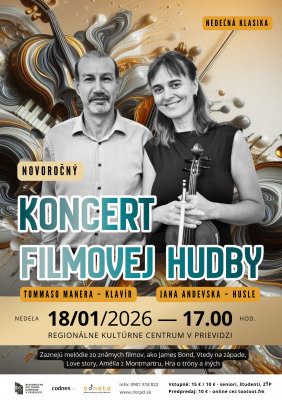 Nedeľná klasika: Novoročný koncert filmovej hudby