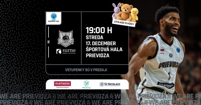 BASKETBALOVÝ SVIATOK!✨ 🇸🇰 BC Prievidza - 🇪🇸 Surne Bilbao Basket (Lietajúce plyšáky🧸)