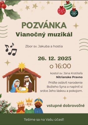 Vianočný koncert - muzikál 2025