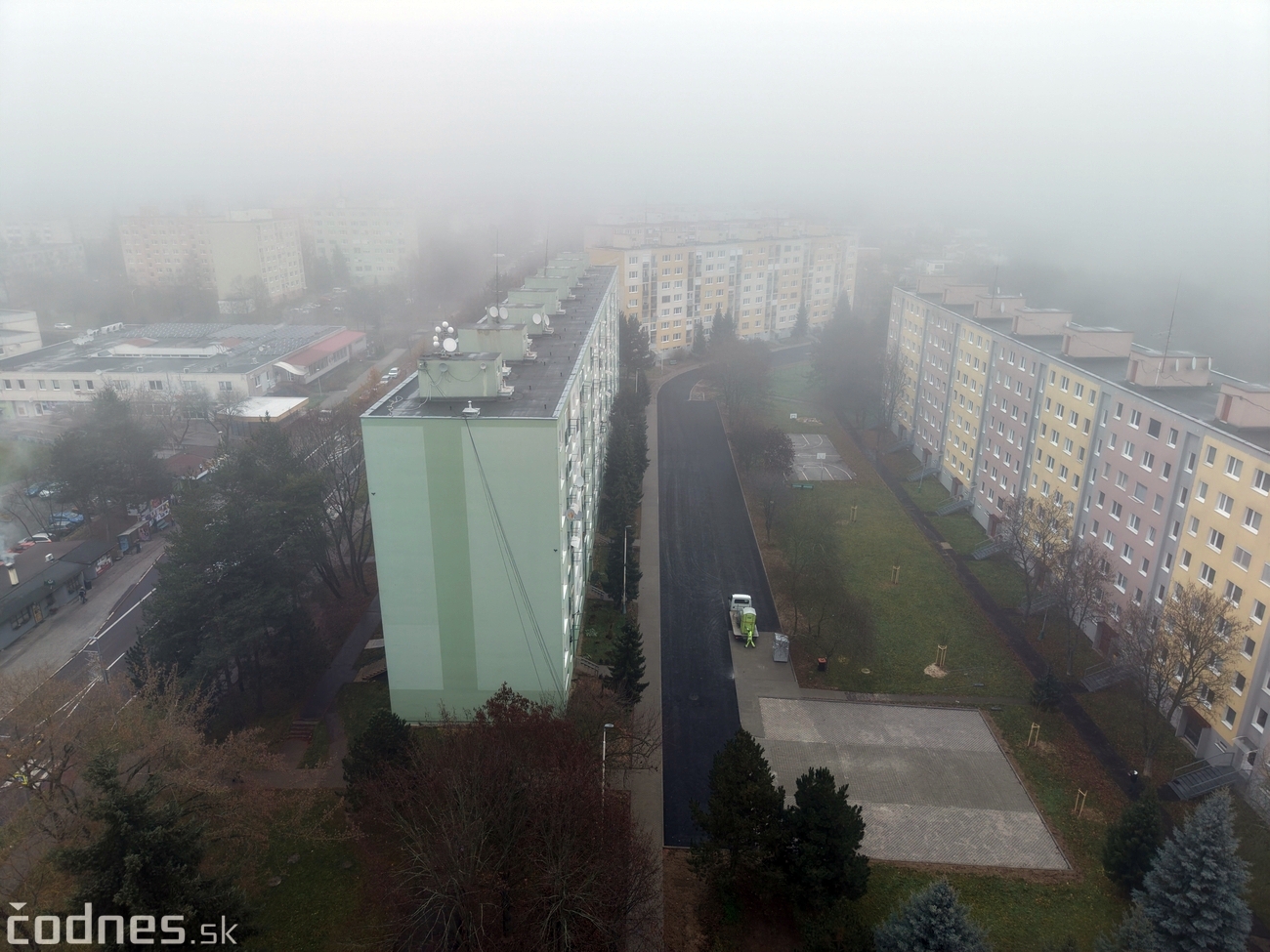 Foto: Ulica Makovického na sídlisku Sever v Prievidzi prešla kompletnou obnovou