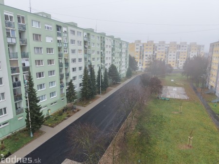 Foto: Ulica Makovického na sídlisku Sever v Prievidzi prešla kompletnou obnovou 0