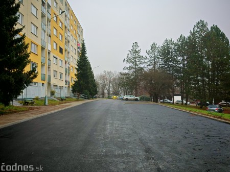 Foto: Ulica Makovického na sídlisku Sever v Prievidzi prešla kompletnou obnovou 8