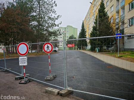 Foto: Ulica Makovického na sídlisku Sever v Prievidzi prešla kompletnou obnovou 11