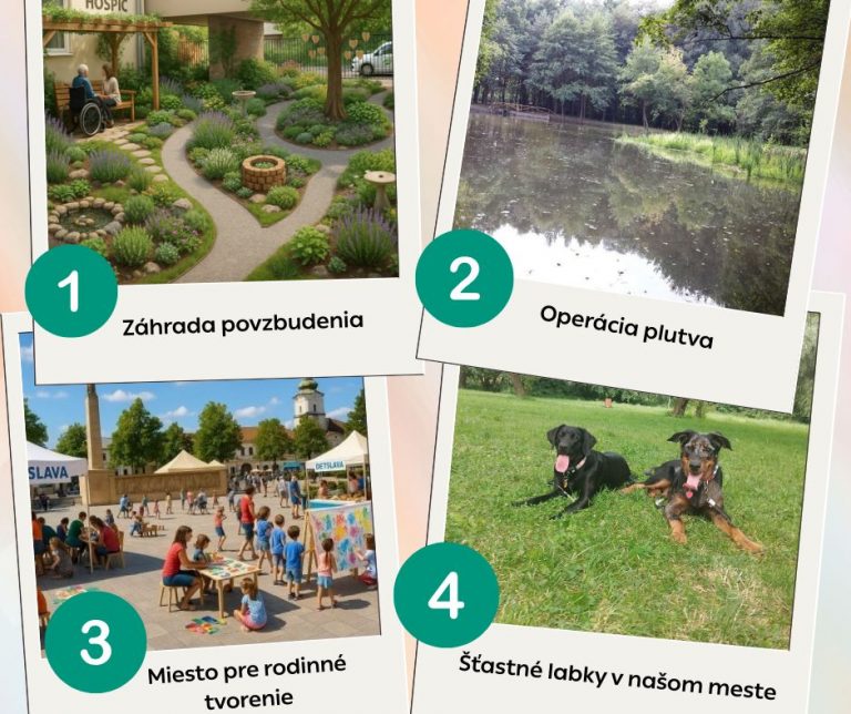 Prievidza: Poznáme výsledky Participatívneho rozpočtu 2025/2026