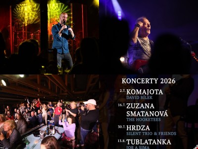 Letné koncerty Bojnický dvor 2026 - kompletný program