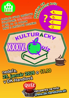 XXXIV. KULTURÁCKY QUÍZ