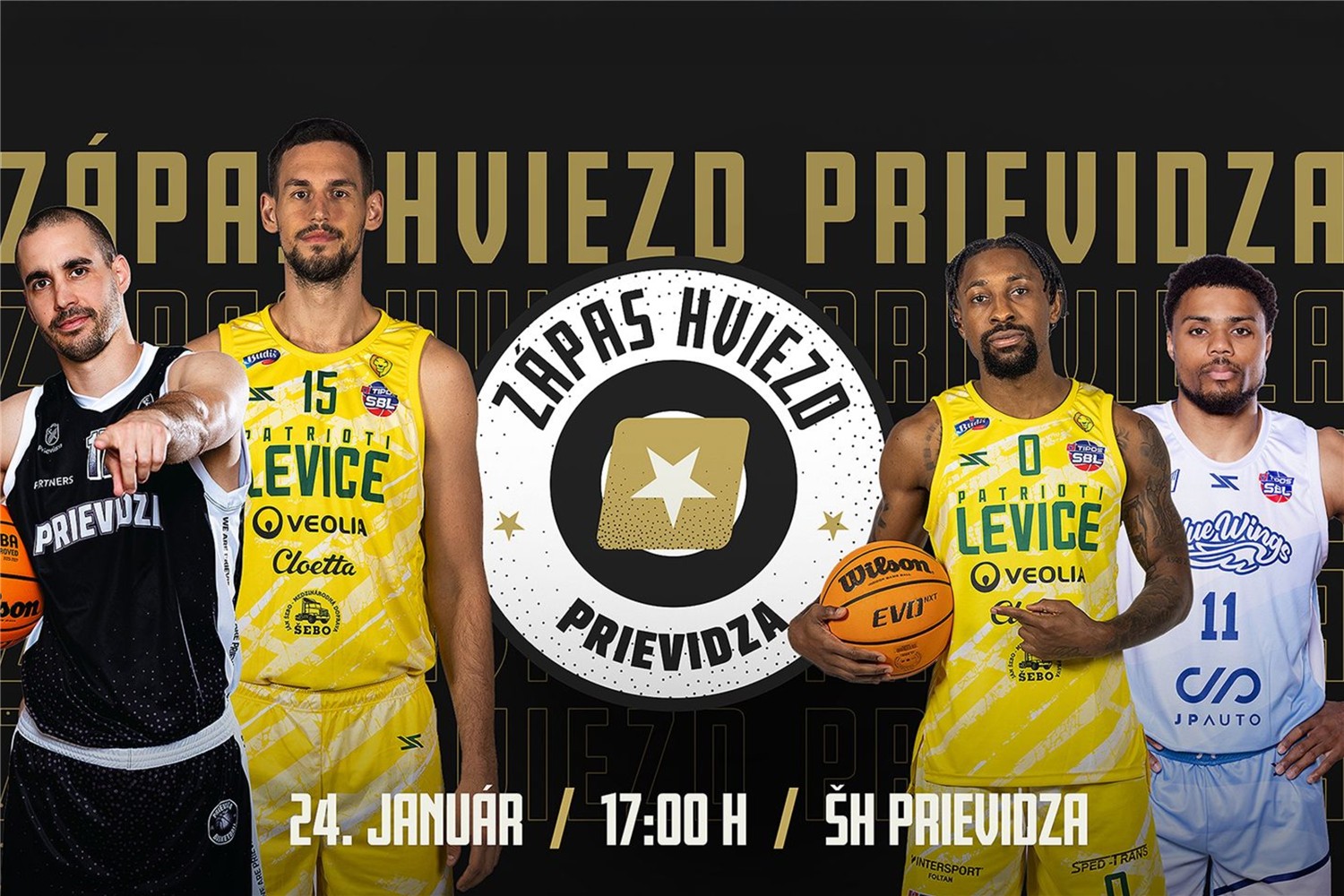 Prievidza: V Zápase hviezd nastúpia proti sebe tímy Slovensko vs. Svet