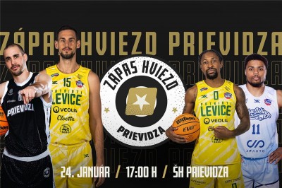 Prievidza: V Zápase hviezd nastúpia proti sebe tímy Slovensko vs. Svet