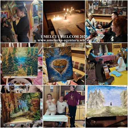 ZIMA V PARKU – OLEJOMAĽBA – VEČERNÉ MAĽOVANIE - výtvarná dielňa 2