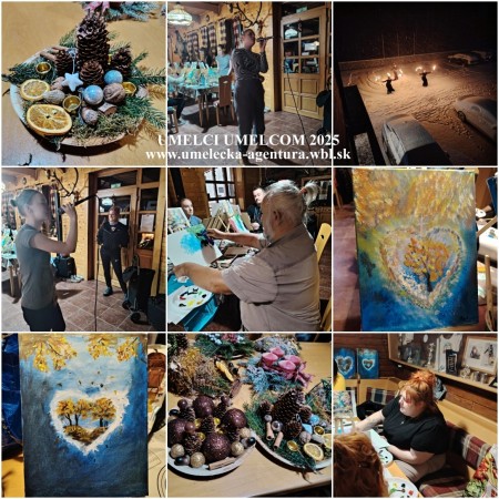 ZIMA V PARKU – OLEJOMAĽBA – VEČERNÉ MAĽOVANIE - výtvarná dielňa 6