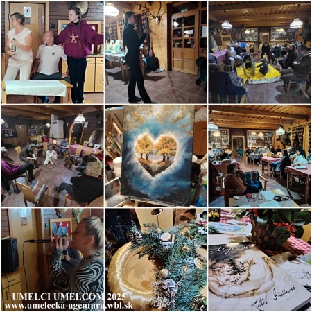 ZIMA V PARKU – OLEJOMAĽBA – VEČERNÉ MAĽOVANIE - výtvarná dielňa 13