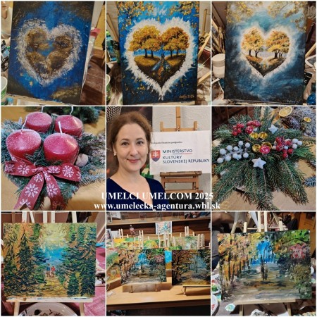 ZIMA V PARKU – OLEJOMAĽBA – VEČERNÉ MAĽOVANIE - výtvarná dielňa 14