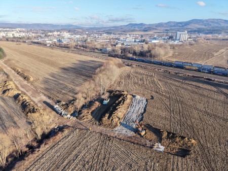 Foto: Výstavba obchvatu Prievidze (prvá etapa) je v plnom prúde - aktuálny stav 6