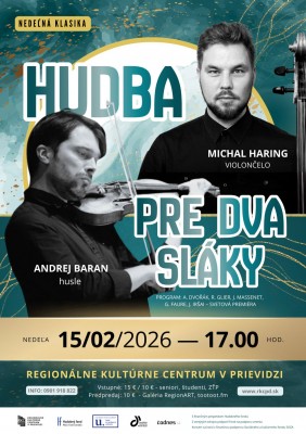 Nedeľná klasika 2026: Hudba pre dva sláky