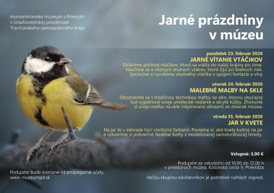 Jarné prázdniny v múzeu 2026