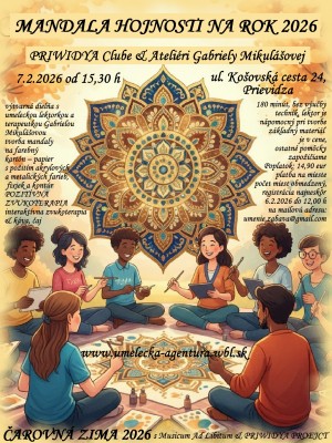 MANDALA HOJNOSTI NA ROK 2026 – výtvarná dielňa