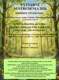 MANDALA HOJNOSTI NA ROK 2026 – výtvarná dielňa 4