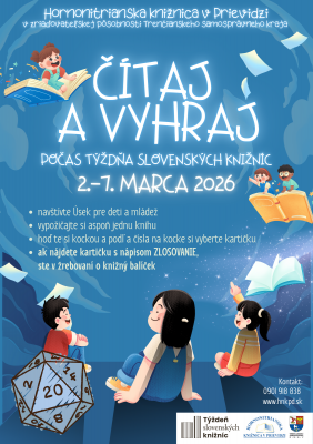 Čítaj a vyhraj zaujímavé ceny