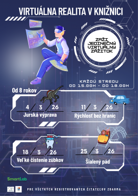 Virtuálna realita v knižnici - PRIHLÁSTE SA
