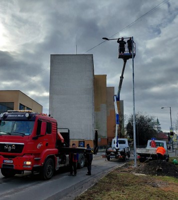 Foto: Technické služby mesta Prievidza sa pripravujú na príchod jari