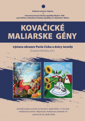 Výstava obrazov „Kovačické maliarske gény“