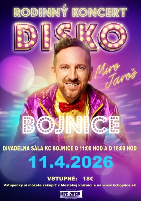 MIRO JAROŠ: Rodinný koncert Bojnice 2026
