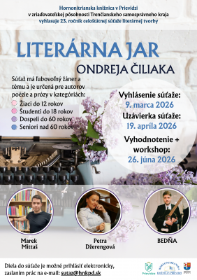 Literárna jar Ondreja Čiliaka 2026
