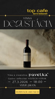 Degustácia vín Pavelka