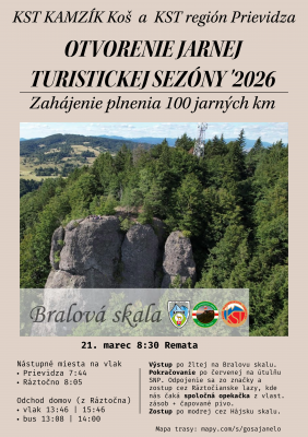 Otvorenie jarnej turistickej sezóny na Hornej Nitre