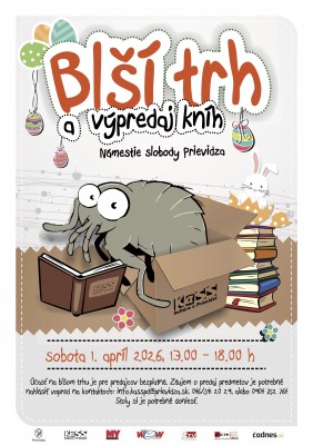 VEĽKONOČNÝ BLŠÍ TRH A VÝPREDAJ KNÍH