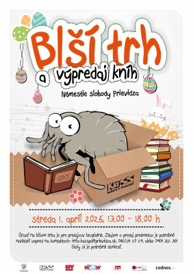 VEĽKONOČNÝ BLŠÍ TRH A VÝPREDAJ KNÍH