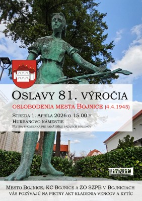 Oslavy 81. výročia oslobodenia mesta Bojnice