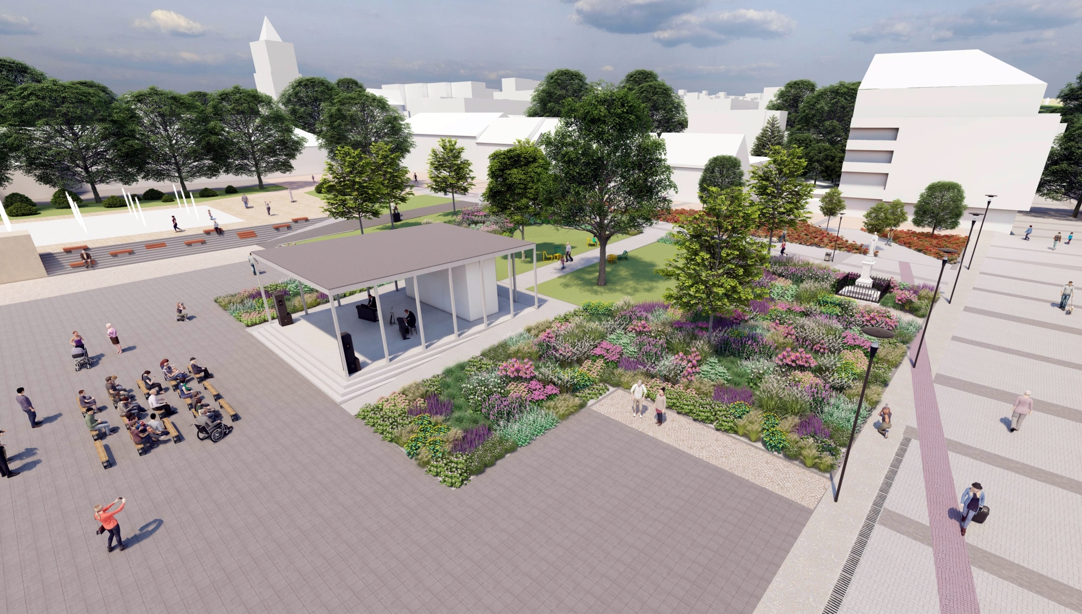 Mesto Prievidza získalo na výstavbu nového pódia na námestí externé zdroje