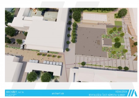 Mesto Prievidza získalo na výstavbu nového pódia na námestí externé zdroje 0