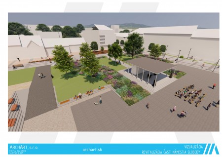 Mesto Prievidza získalo na výstavbu nového pódia na námestí externé zdroje 1