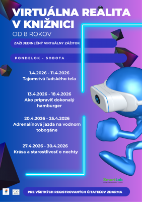 Virtuálna realita v knižnici - PRIHLÁSTE SA