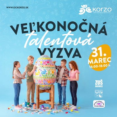 Privítajte jar kreatívne a oslávte Veľkú noc v OC Korzo Prievidza