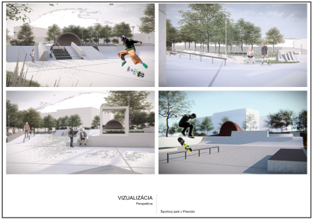 Foto: Mesto Prievidza predstavuje návrh skateparku a pumptracku na Kopaniciach 3