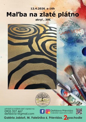 Maľba na zlaté plátno