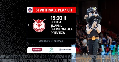 BC Prievidza – BC Komárno (1. zápas štvrťfinále TIPOS SBL)