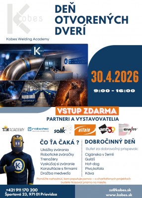 🔥 Otvor dvere do sveta zvárania – naživo v KOBES Prievidza